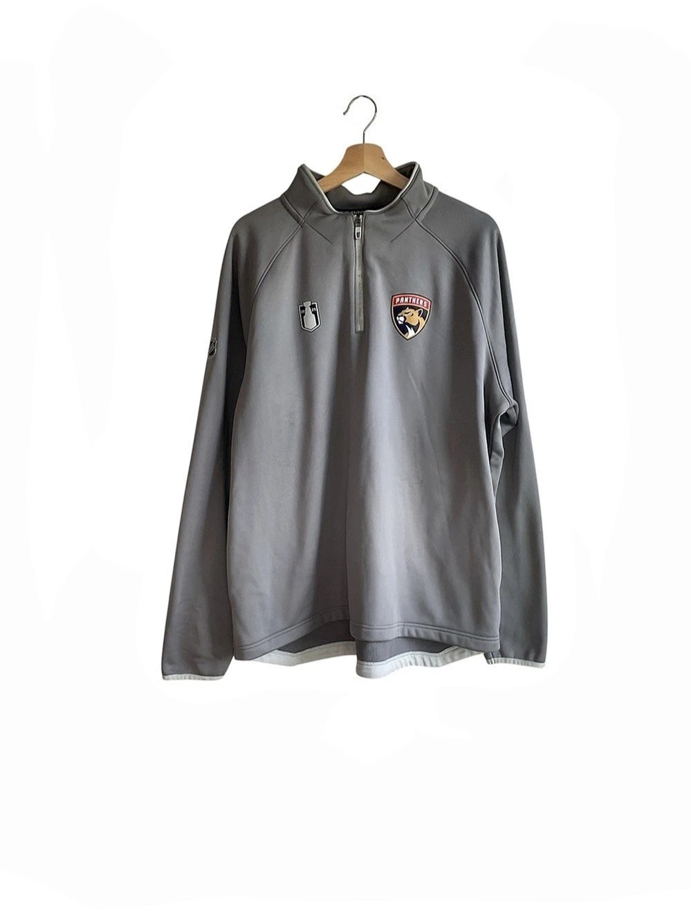 Fanatics NHL Florida Panthers  Authentic Pro Quarter-Zip Pullover Grey, XL